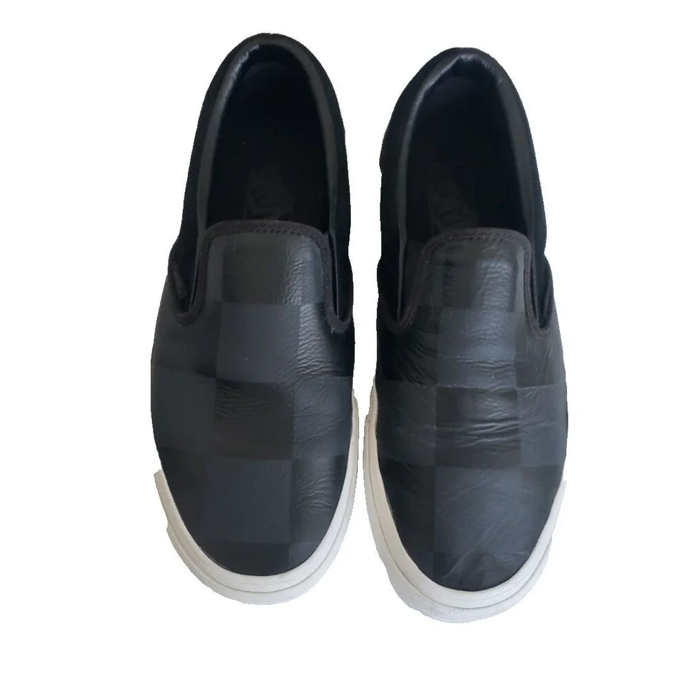 Vans black checkerboard